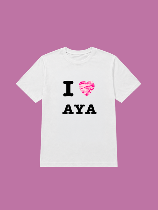 t-shirt I love Aya