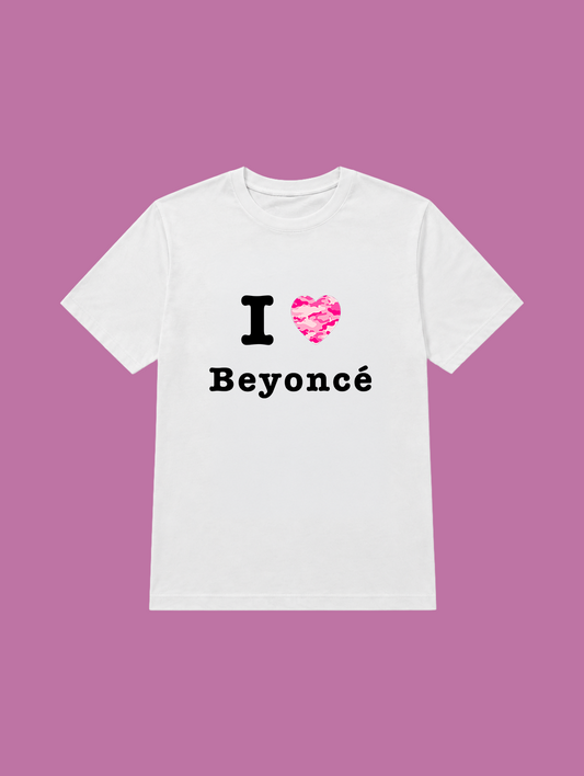t-shirt I love Beyoncé