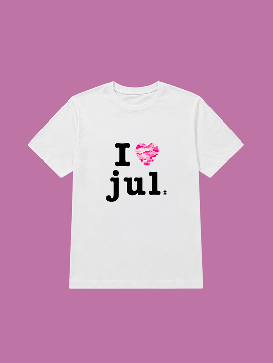 t-shirt I love jul