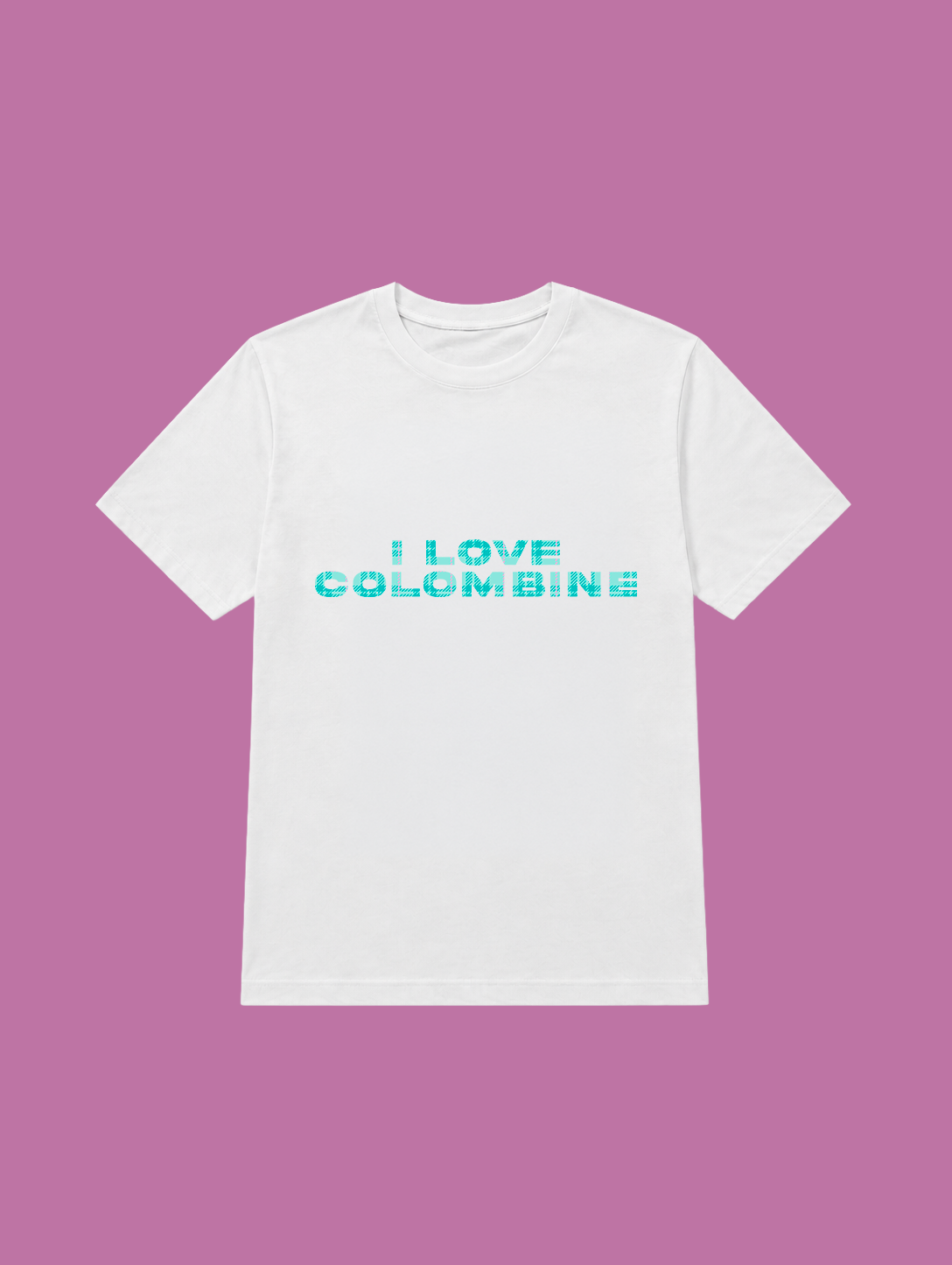 t-shirt I LOVE COLOMBINE