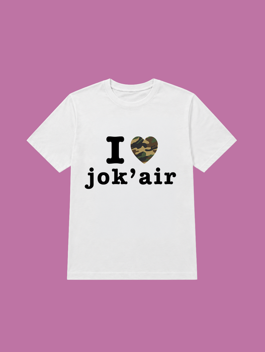t-shirt I love jok'air