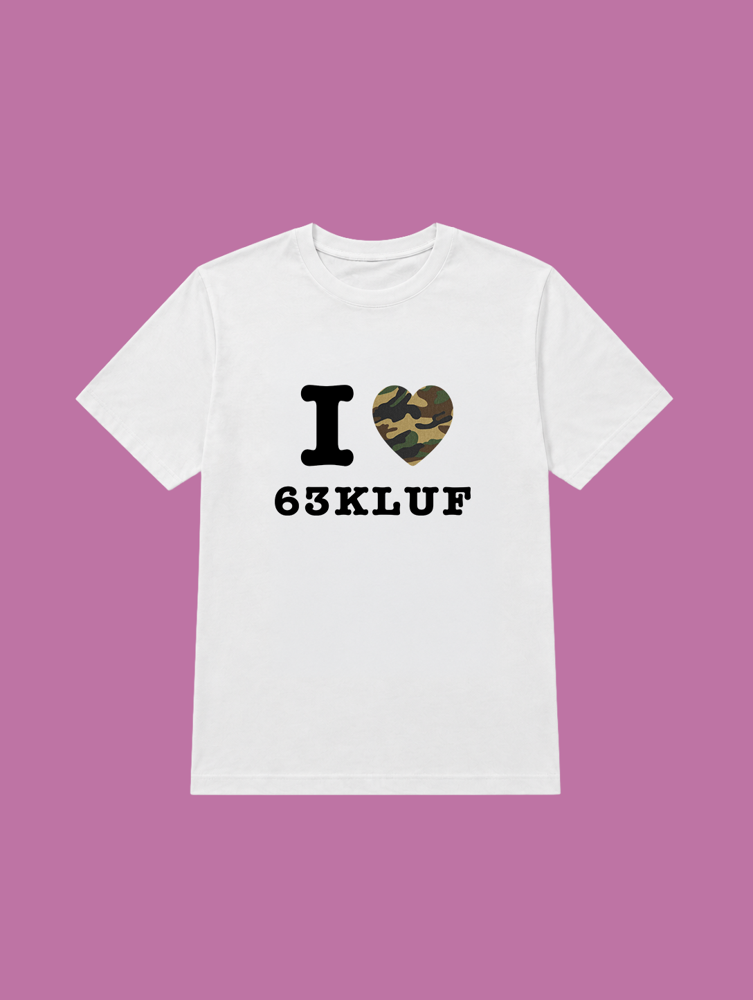 t-shirt I love 63kluf