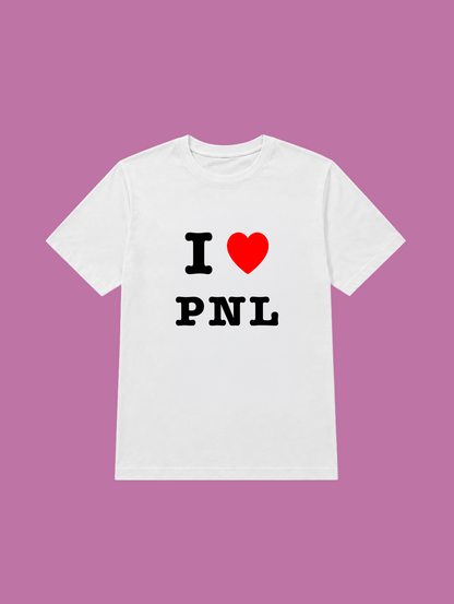 t-shirt I love PNL