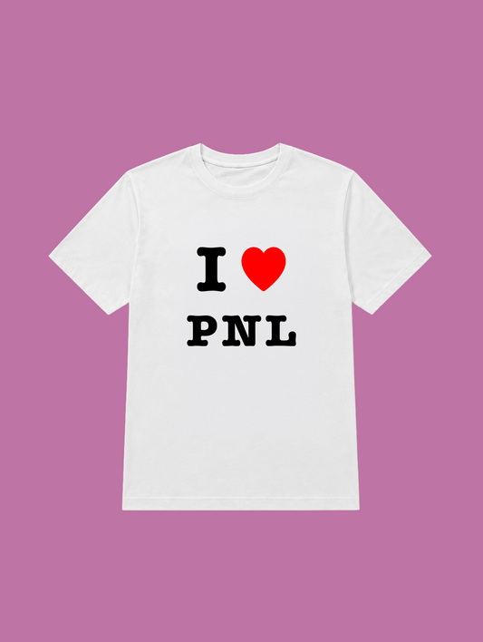 t-shirt I love PNL