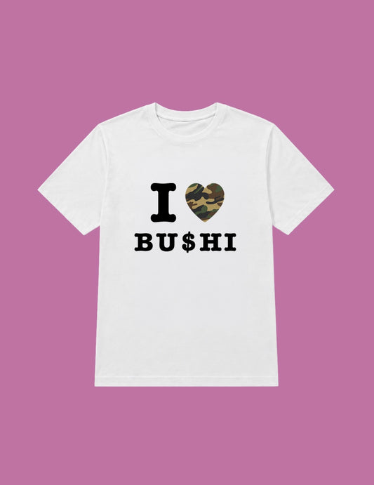 t-shirt I love bu$hi