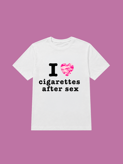 t-shirt I love cigarettes after sex