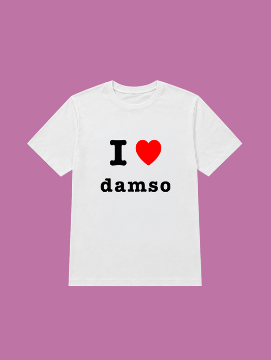 t-shirt I love damso