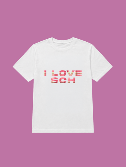t-shirt I LOVE SCH