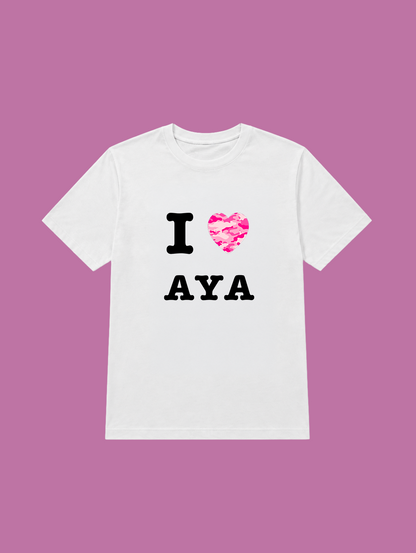 t-shirt I love Aya