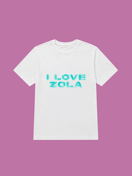 t-shirt I LOVE ZOLA