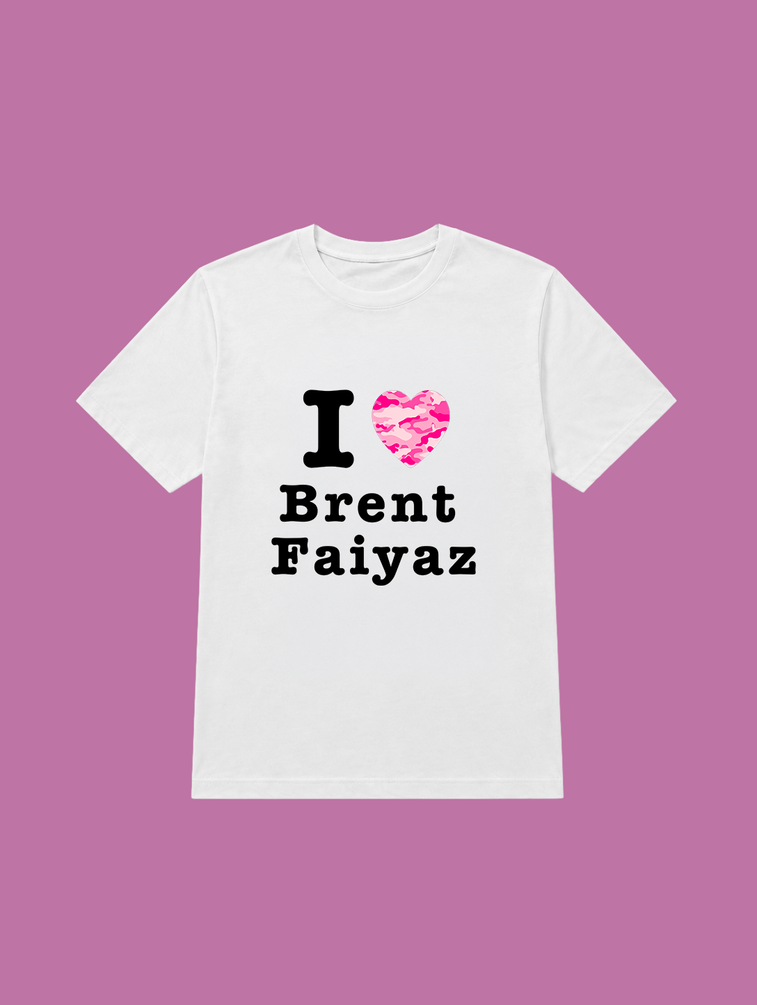 t-shirt I love Brent Faiyaz