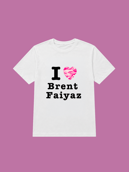 t-shirt I love Brent Faiyaz