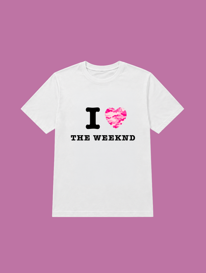 t-shirt I love The Weeknd