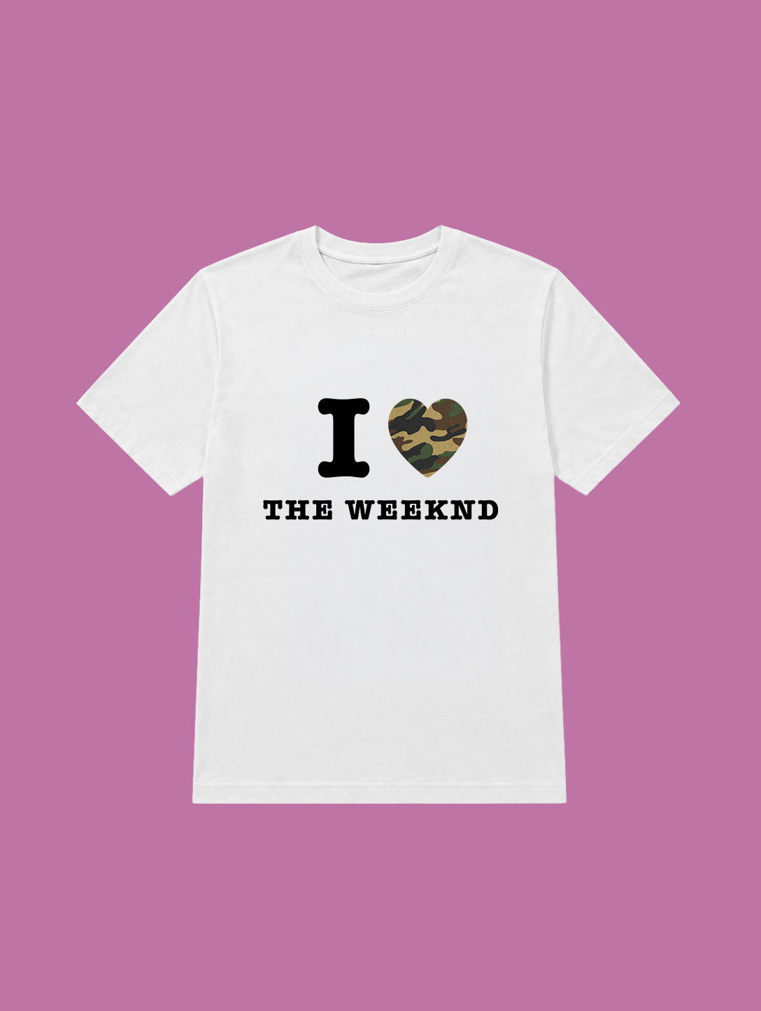 t-shirt I love The Weeknd