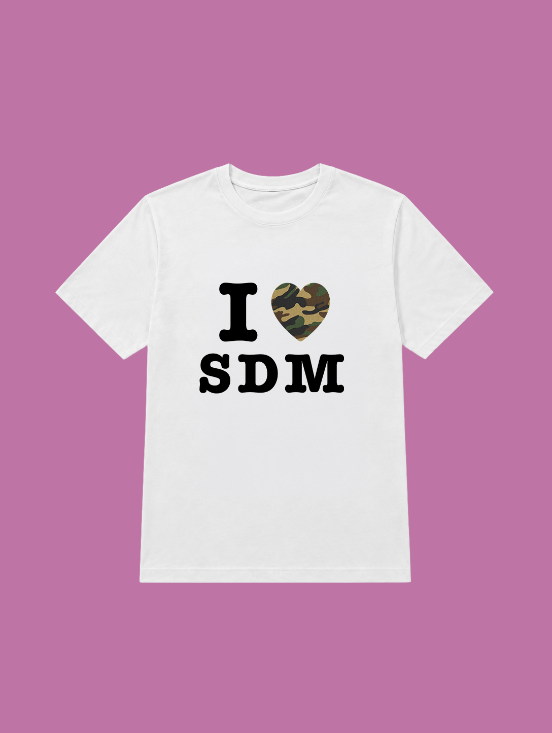 t-shirt I love SDM