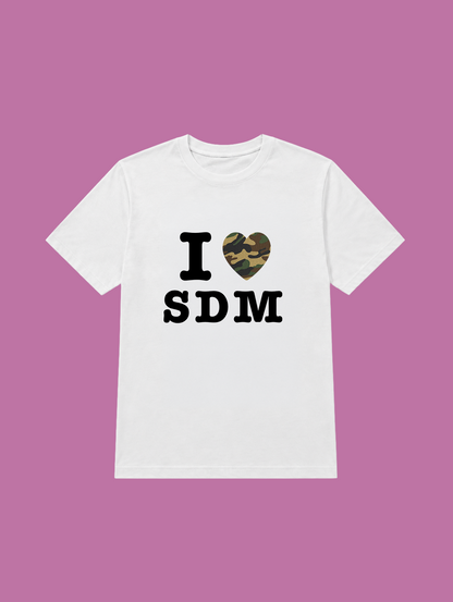t-shirt I love SDM