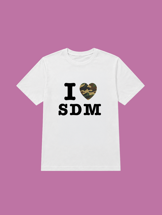 t-shirt I love SDM