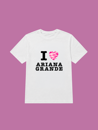 t-shirt I love Ariana grande