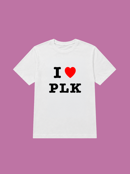 t-shirt I love PLK
