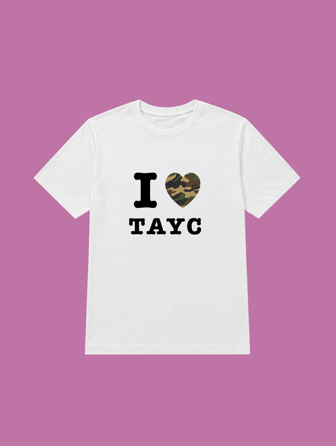 t-shirt I love Tayc