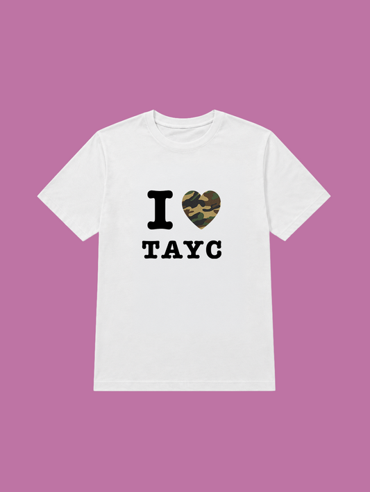 t-shirt I love Tayc
