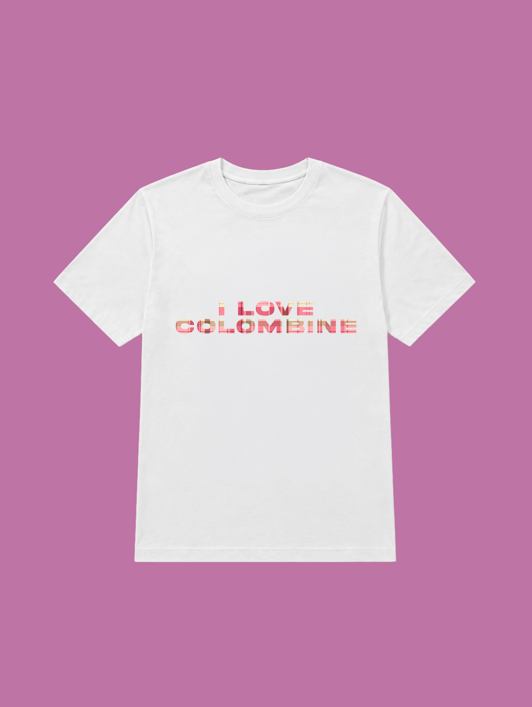 t-shirt I LOVE COLOMBINE
