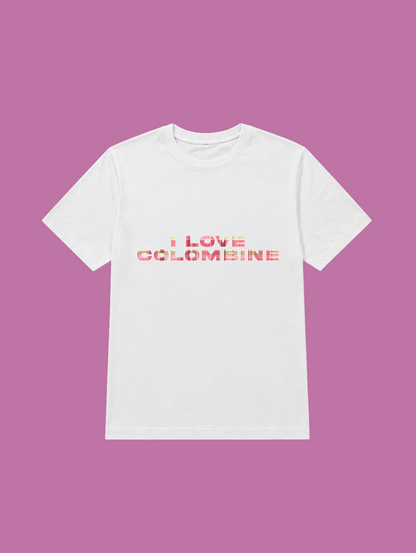 t-shirt I LOVE COLOMBINE