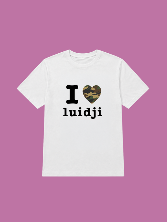 t-shirt I love luidji