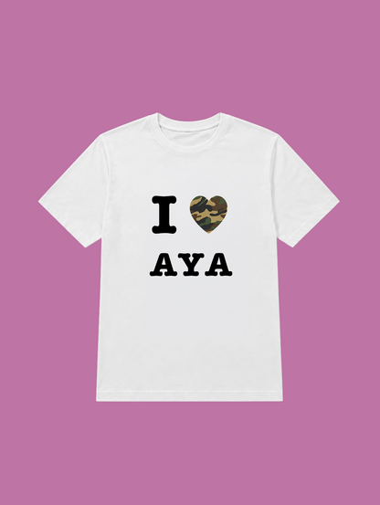 t-shirt I love Aya