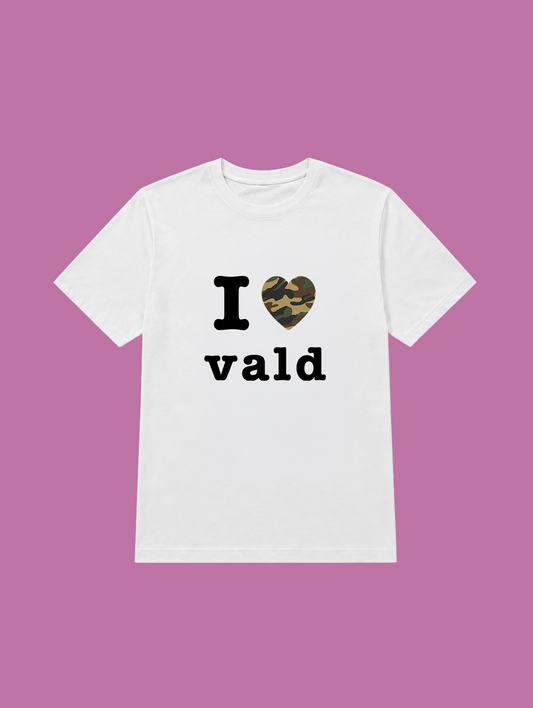 t-shirt I love vald
