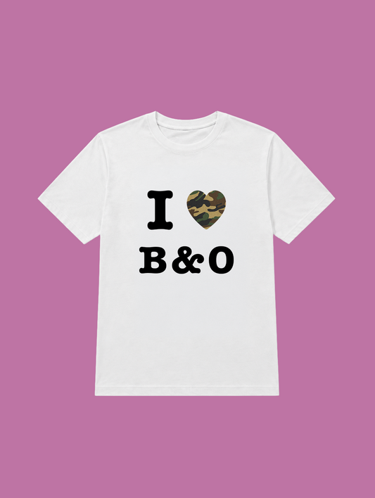 t-shirt I love B&O