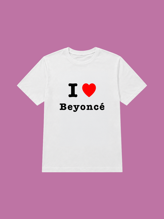 t-shirt I love Beyoncé