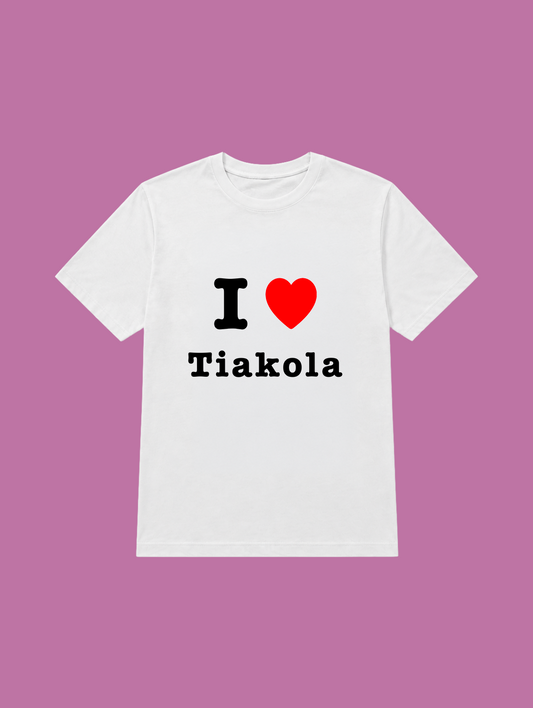 t-shirt I love Tiakola