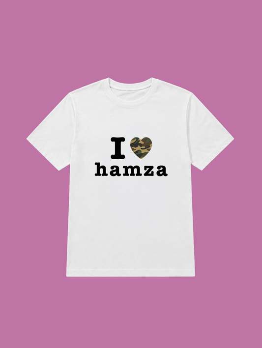 t-shirt I love hamza