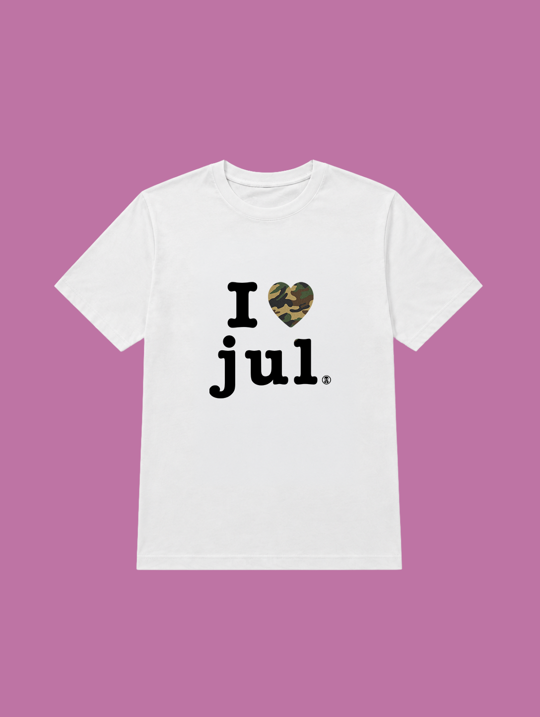 t-shirt I love jul