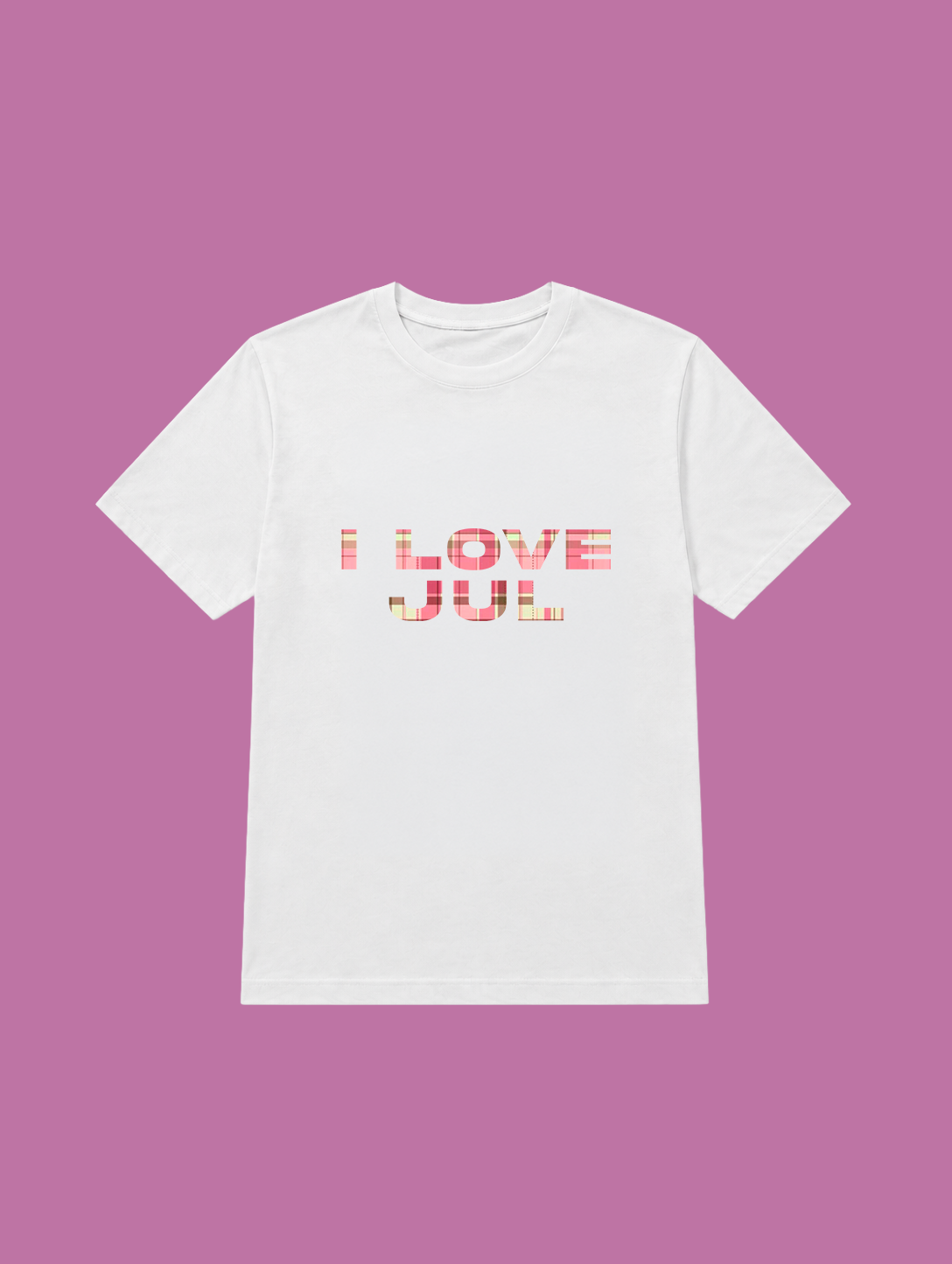 t-shirt I LOVE JUL
