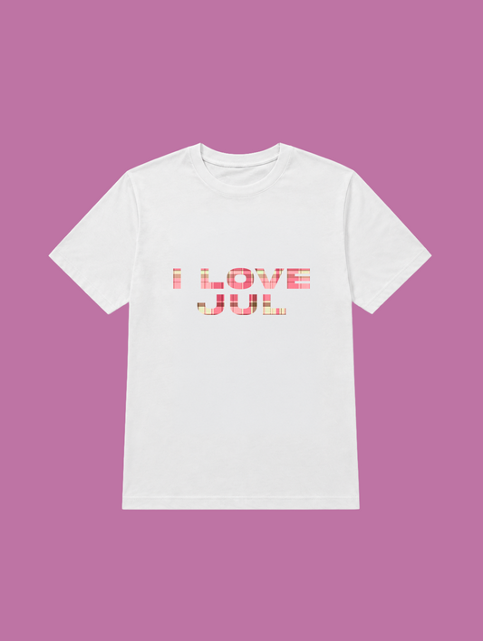t-shirt I LOVE JUL
