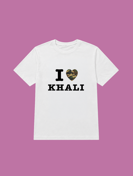 t-shirt I love khali