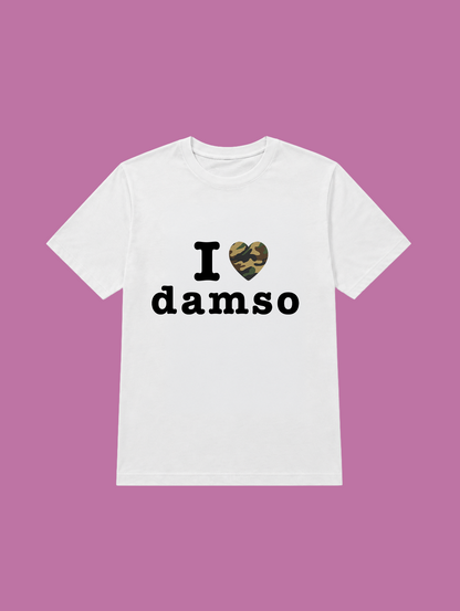 t-shirt I love damso