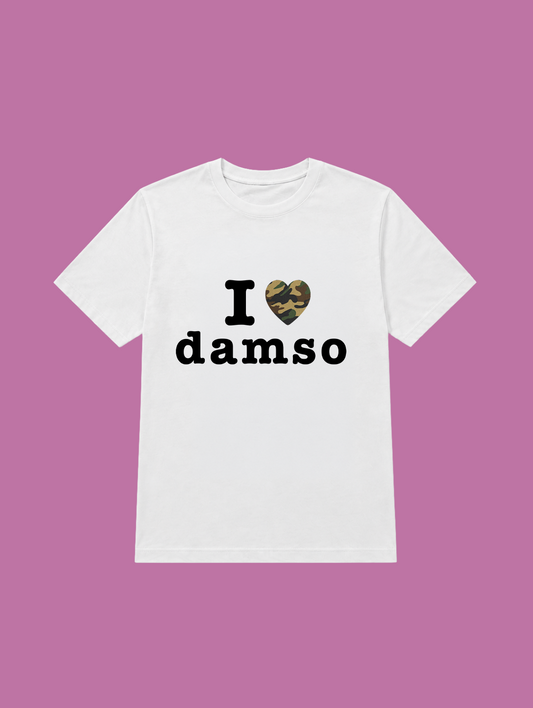 t-shirt I love damso