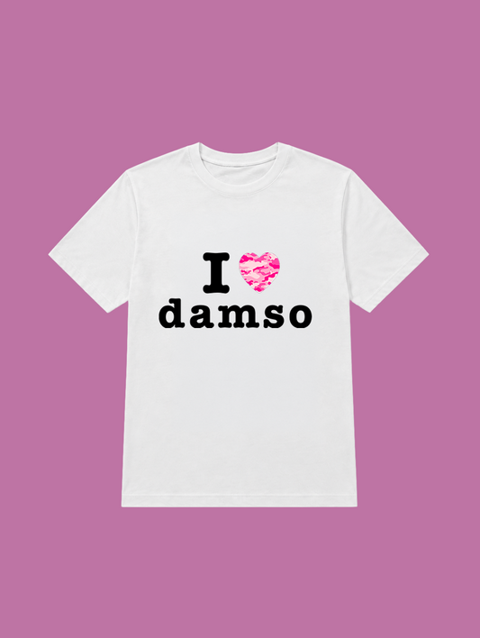 t-shirt I love damso