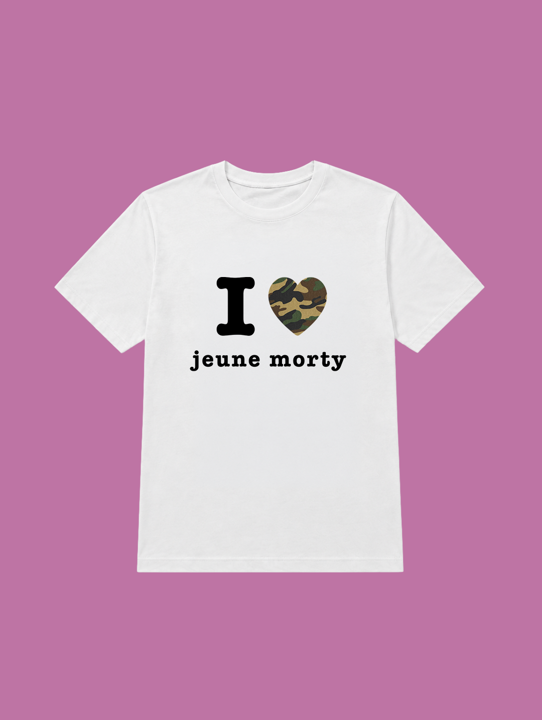 t-shirt I love jeune morty