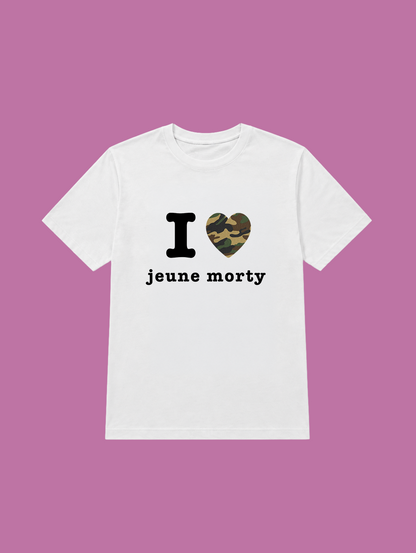 t-shirt I love jeune morty