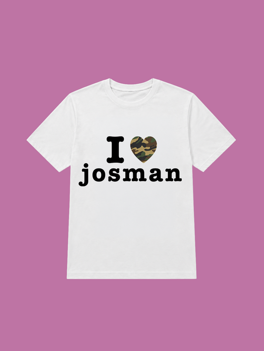 t-shirt I love josman