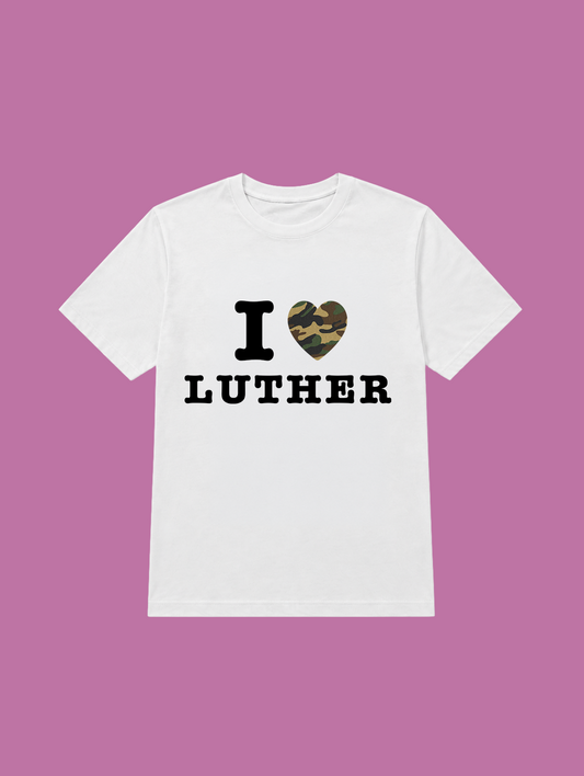 t-shirt I love luther