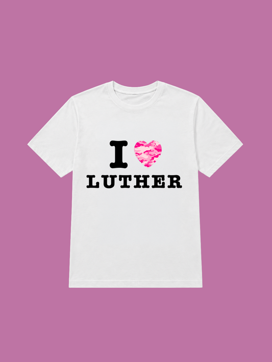 t-shirt I love luther