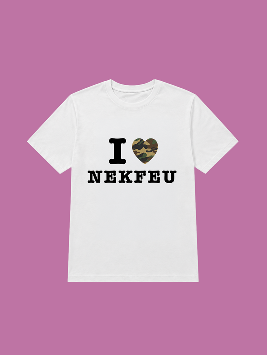 t-shirt I love nekfeu