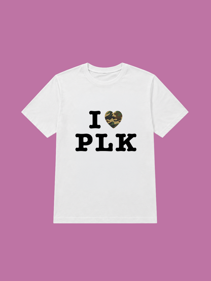 t-shirt I love plk