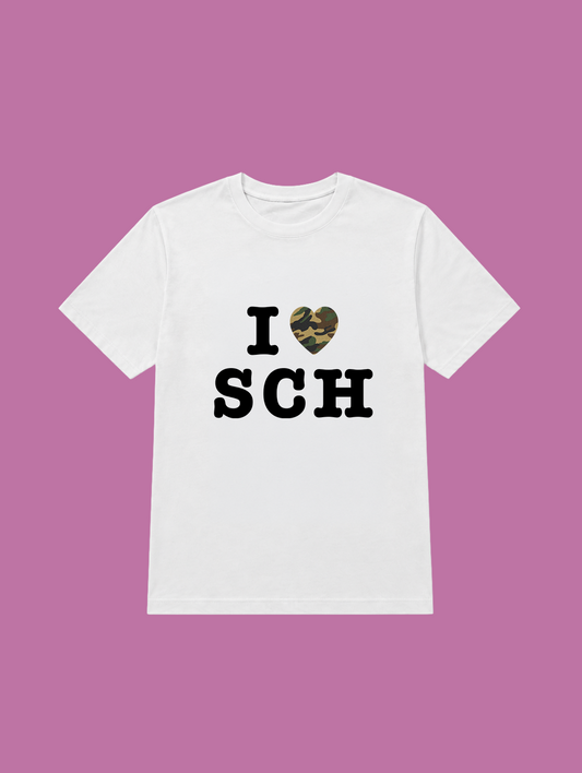 t-shirt I love sch